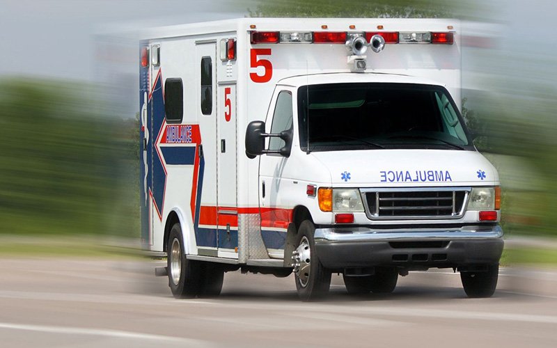 ICU ambulance with advanced life support equipment