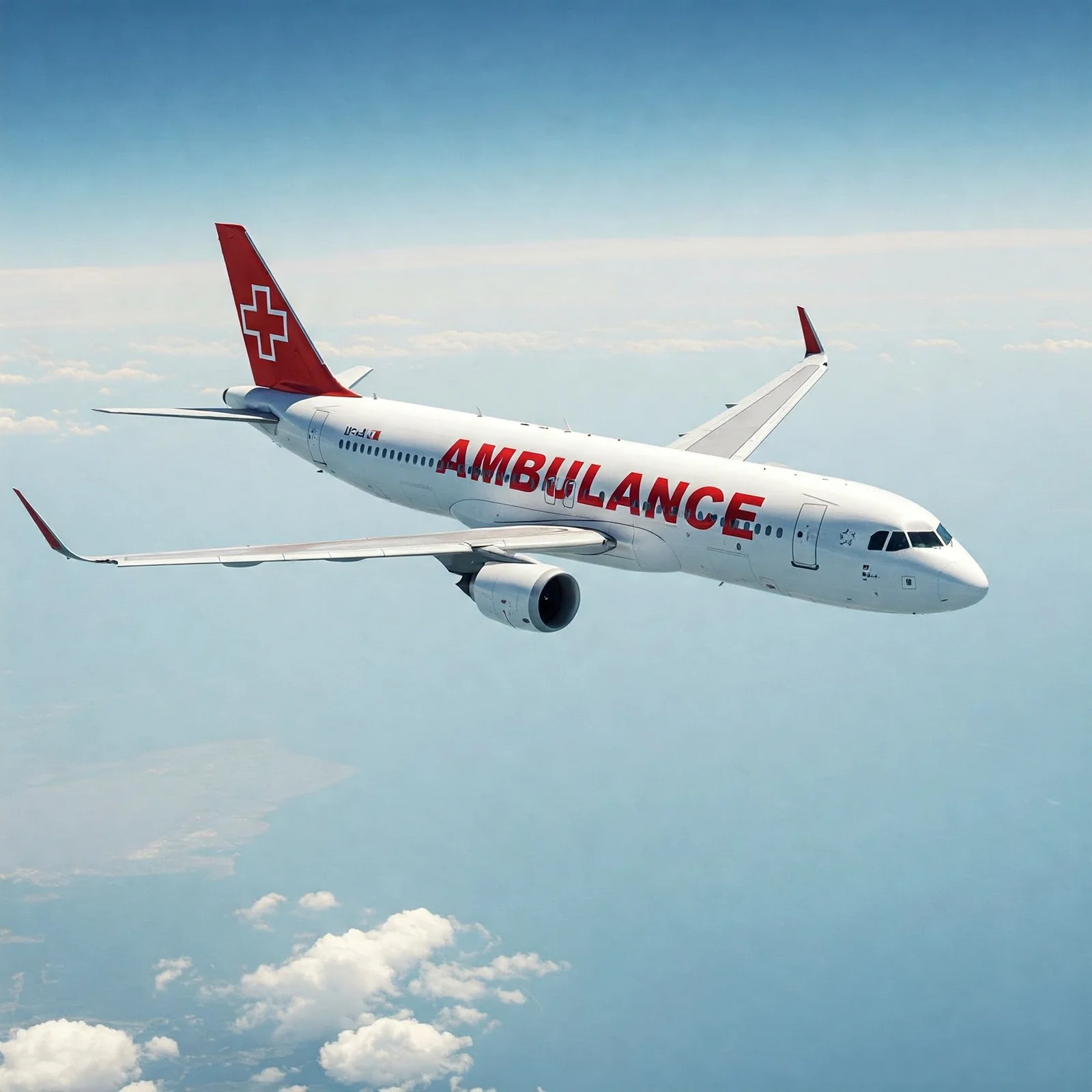 Aeroplane air ambulance service