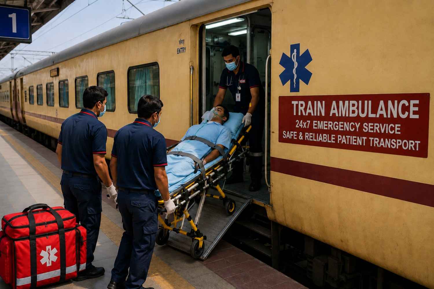 Train Ambulance Service in Patna